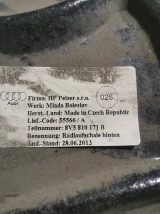 8V5810172D Защита арок (подкрылок) Audi A3 8V Арт 2-40852, вид 3