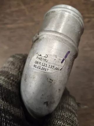 06M121137AH Трубка охлаждающей жидкости металлическая Audi Q5 1 Арт 2-70665, вид 4
