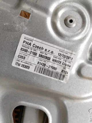 834802y050 Стеклоподъемник Hyundai IX35 Арт 2-78136, вид 2