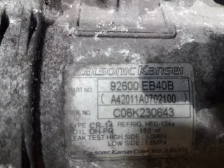 92600EB40B Компрессор кондиционера Nissan Navara D40 Арт 2-108265, вид 2