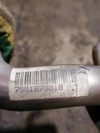 11537581873 Трубка охлаждающей жидкости металлическая BMW 5 F10/F11/GT F07 2.3л Арт 2-155143, вид 3