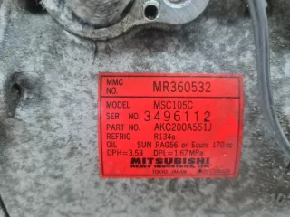 mr360532 Компрессор кондиционера Mitsubishi Pajero 4 Арт 2-176727, вид 2