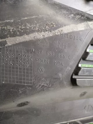 6R0853666C Решетка переднего бампера Volkswagen Polo 3 Арт 2-260427, вид 4