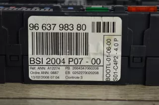 6580PJ Блок bsi Peugeot 207 Арт 2-303626, вид 4