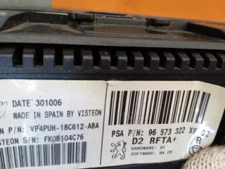 96573322 Блок управления печки/климат-контроля Peugeot 407 Арт 2-420829, вид 3