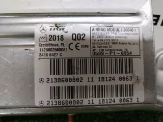A2138600802 Srs сиденья подушка безопасности Mercedes E W213 Арт 2-502644, вид 3