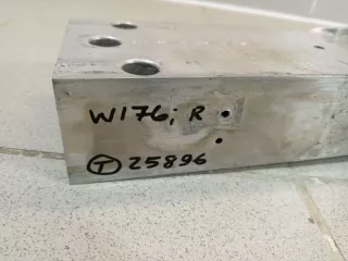 A2466200295 Кронштейн усилителя переднего бампера правый Mercedes B W246 Арт 2-630804, вид 8