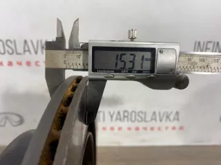 43206CA000 Диск тормозной передний Infiniti Q70 1 restailing Арт 2-782752, вид 3
