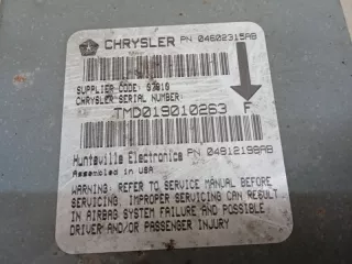 04602315AB Блок AirBag Dodge Stratus 1 Арт 2-860193, вид 5
