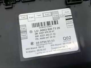 A0038207326 Блок управления двери Mercedes S W221 Арт 2-888807, вид 3