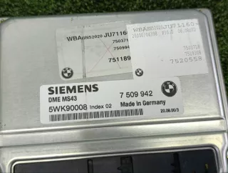 7520558 Блок управления двигателем BMW 3 E46 Арт 2-934917, вид 3
