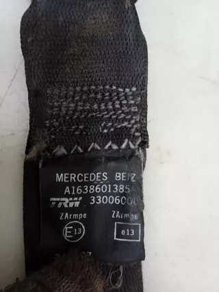 A1638601385 Ремень безопасности Mercedes ML W163 Арт 2-941462, вид 4