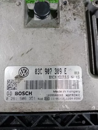 03C907309E Блок управления двигателем Volkswagen Passat B7 Арт 2-963398, вид 4