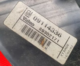 09114336 89302171 Фонарь задний левый Opel Corsa C Арт e12784904, вид 4