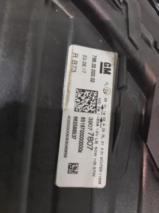 39077807 Фара правая Opel Astra K Арт e12783835, вид 4