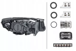 130-611 Фара левая Mazda 2 DE Арт e12782600, вид 1