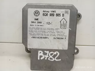 6Q0909605B 5WK42869 Блок AirBag Volkswagen Passat B5 Арт e12779759, вид 1