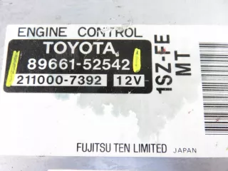 8966152542 Блок управления двигателем Toyota Yaris 1 Арт e12766729, вид 3