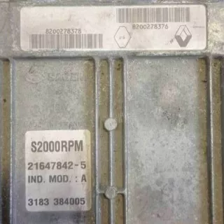 8200278376 Блок управления двигателем Renault Laguna 2 Арт e12765888, вид 4