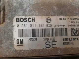 0281011381 Z17DTH Блок управления двигателем Opel Astra H Арт e12765303, вид 4