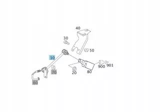 A2213202589 Датчик дорожного просвета Mazda 2 DE Арт e12764650, вид 2