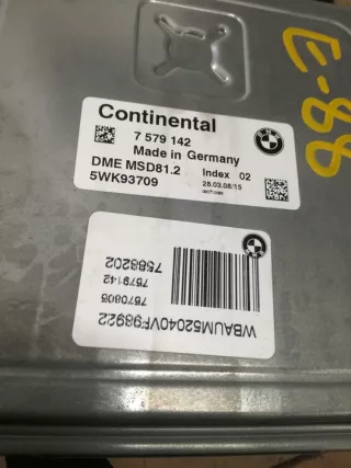 7579142 Блок управления двигателем BMW 1 E81/E82/E87/E88 Арт e12761225, вид 2