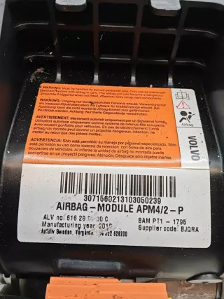 3071560213 Подушка безопасности Volvo V60 1 Арт e12756997, вид 3