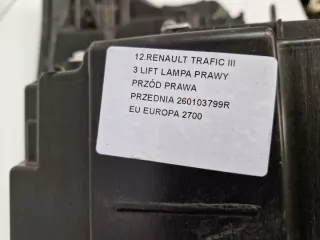 260103799R Фара правая Renault Trafic 3 Арт e12736710, вид 11
