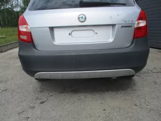 Бампер задний Skoda Fabia 2 Арт e12730773, вид 1