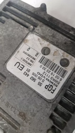 555624433 Блок управления двигателем Opel Vectra C  Арт e12729455, вид 2