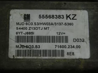 55568383KZ Блок управления двигателем Opel Corsa D Арт e12729318, вид 2