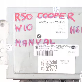 7557395 Блок управления двигателем MINI Cooper R50 Арт e12728931, вид 4