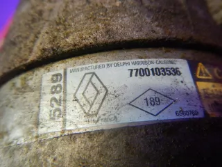 7700103536 Компрессор кондиционера Renault Megane 1 Арт e12723022, вид 5