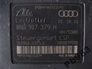8N0907379H 8N0614517E Блок ABS Audi TT 1 Арт e12713508, вид 2