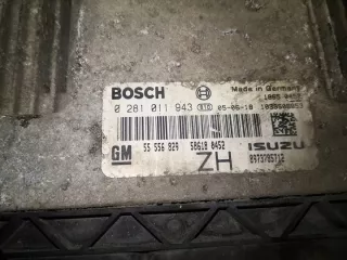 0281011943 55556829 8973785712 Блок управления двигателем Opel Astra H Арт e12319357, вид 2