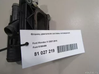 Фланец двигателя системы охлаждения Ford Galaxy 2 restailing 2008г. 5198499 - Фото 7