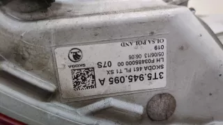 3T5945095A Фонарь задний левый Skoda Superb 2 Арт 20439068, вид 3