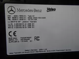 A2059008143 Блок комфорта Mercedes C W205 Арт AL17626281840, вид 2