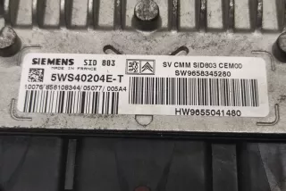 5WS40204ET Блок управления двигателем Peugeot 407 Арт AL17591971092, вид 2