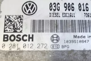 0281012272 Блок управления двигателем Volkswagen Caddy 3 Арт AL17646051636, вид 2