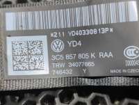 Ремень безопасности задний левый Volkswagen Passat B7 2013г. 3C5 857 805 K - Фото 3