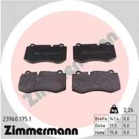 239601751 zimmermann Тормозные колодки передние к BMW 2 F45/F46 Арт 72174784