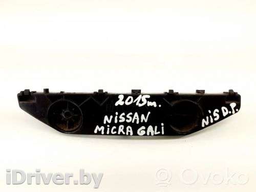 Кронштейн крепления бампера заднего Nissan Micra K13 2014г. 852201ha0a , artRKO54250 - Фото 1