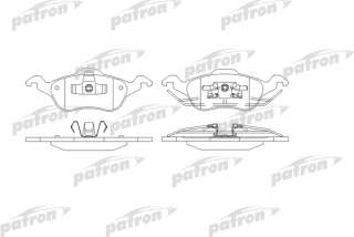 pbp1318 patron Тормозные колодки комплект к Ford Focus 1 Арт 73662283