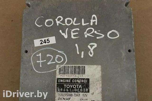 Блок управления двигателем Toyota Corolla VERSO 2 2004г. mb2750007343, 896610F030 , art9289684 - Фото 1