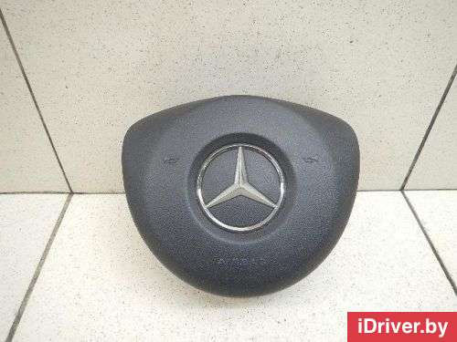 Подушка безопасности водителя Mercedes CLA c117 2013г. 00086008009116 - Фото 1