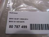 Эмблема BMW 3 E90/E91/E92/E93 2002г. 51148132375 BMW - Фото 4