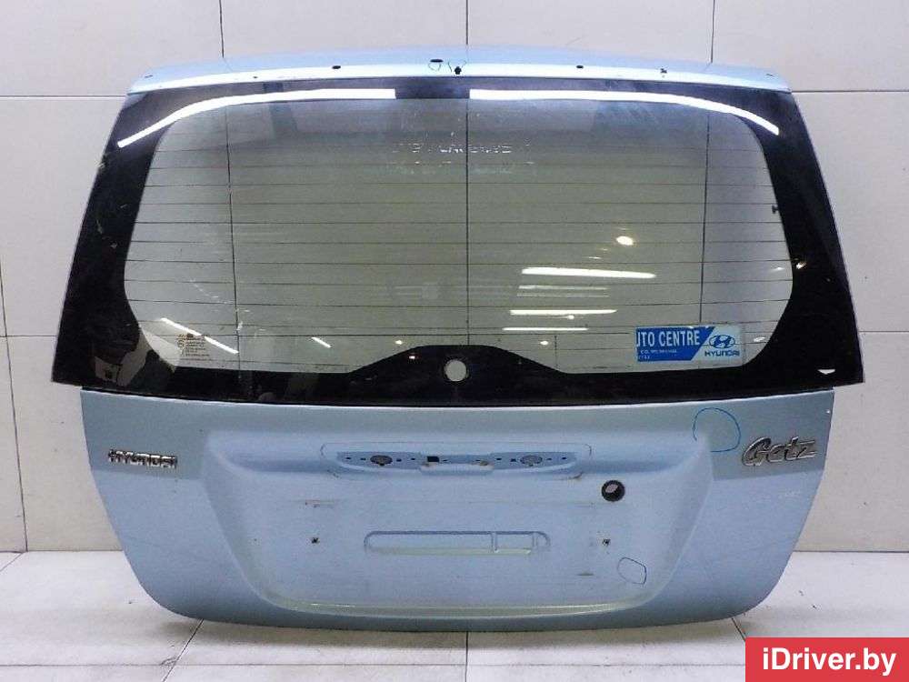 Дверь багажника со стеклом Hyundai Getz 2008г.   - Фото 1