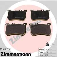 251831751 zimmermann Тормозные колодки передние Mercedes SL r231 Арт 72175402