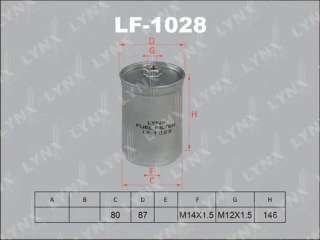lf1028 lynxauto Фильтр топливный к Volkswagen Golf 2 Арт 73703964